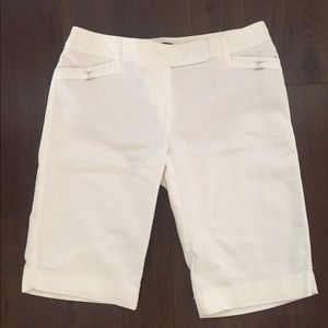 White Bermuda shorts